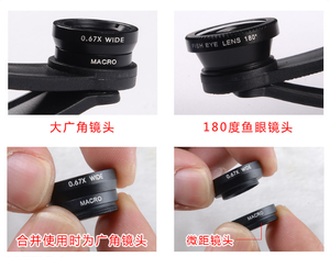 Objectif à Clip universel 2 en 1, objectif Macro-Angle, pour téléphone, pour Iphone et Huawei - Product Image 4