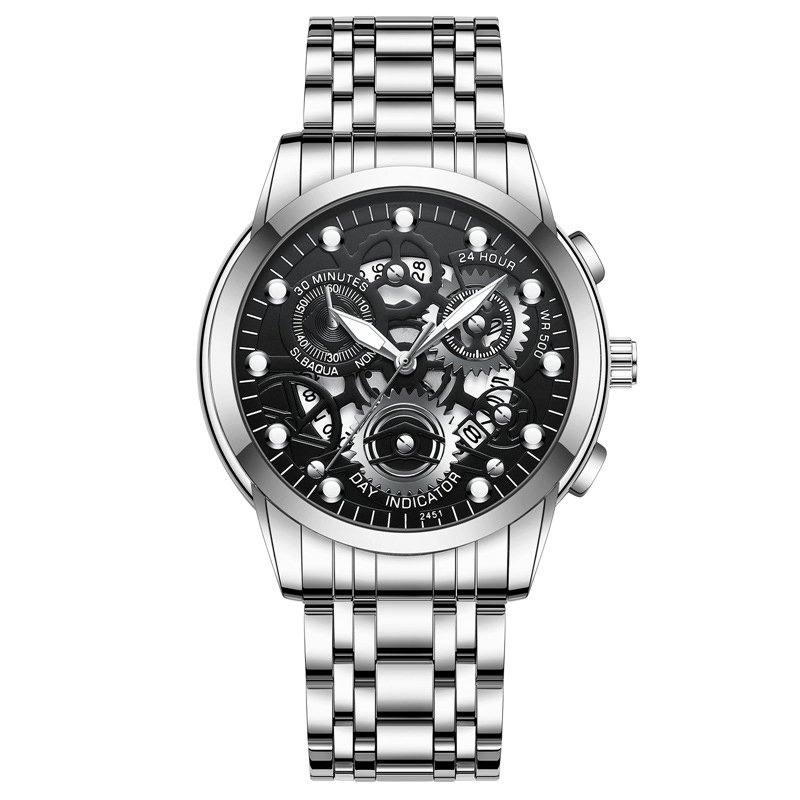 Silver-Black