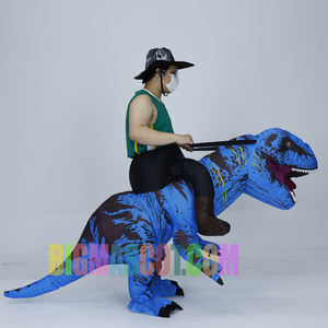 Costume de mascotte de dinosaure de Cosplay gonflable géant de polyester de déguisement drôle pour la fête de carnaval d'adultes, loyer, événements, publicité - Product Image 2