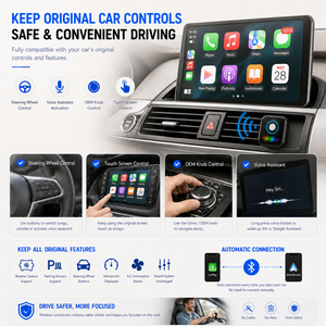 Adaptador inalámbrico CarPlay con LED de atenuación, dongle USB, Mini CarPlay, Android Auto, adaptador CarPlay sin cable. - Product Image 5