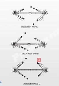 Pont élévateur automobile à deux colonnes 8800LBS/4000kg 1900mm pour atelier, déverrouillage manuel/électrique - Product Image 3
