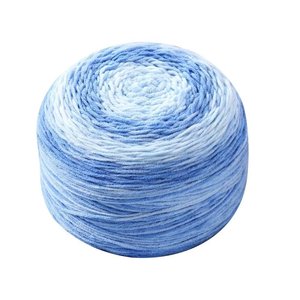Fil de <span class=keywords><strong>coton</strong></span> laitier 5 brins 200g anti-boulochage teint en dégradé, <span class=keywords><strong>pelote</strong></span> tricotée à la main, kit de matériel DIY pour crochet, vente en gros fabricant - Product Image 5