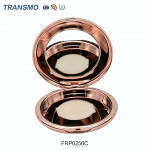 ตลับแป้งอัดแข็งสีโรสโกลด์แบบกำหนดเอง บรรจุภัณฑ์แป้งอัดแข็งแบบรีไซเคิลสำหรับเครื่องสำอาง โลชั่น แป้งอัดแข็งแบบกำหนดเองได้ - Product Image 5