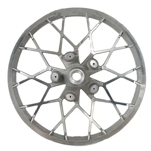 2022 New Arrival Custom Silver Polish Alloy 21 Inch Front Steering Raw Motorcycle Wheel Rims