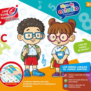 <span class=keywords><strong>Libros</strong></span> de Lectura en Español Chengji, Palabras en Inglés, Letras, <span class=keywords><strong>Libros</strong></span> Educativos para el Aprendizaje Infantil - Product Image 2
