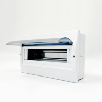 Boîtier de distribution professionnel AM 13 voies pour disjoncteurs, indice de protection IP30, 220-240V, en plastique, avec verrouillage