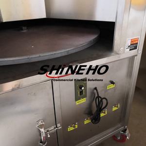 Gaz Rotatif Pita Arabe <span class=keywords><strong>Torilla</strong></span> Roti Pain Pressage Cuisson Crêpe Chapati Faisant Four Boulangerie Pain Machine - Product Image 4