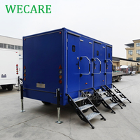 Wecare Luxe Remorque de camping portable d'extérieur avec toilettes et salle de douche, Toilettes mobiles, Remorque sanitaire
