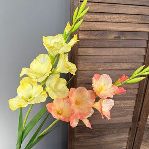 Jinxi <b>Artificial</b> Gladiolus Single <b>Stem</b> Silk Flower Wedding Home Decor Prop 9029056 - Product Image 3