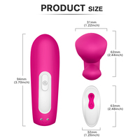 S-HANDE Wiederaufladbarer Ferngesteuerter Klitoris G-Punkt Unterwäsche-Vibrator Slip Paar-Sexspielzeug für Frauen