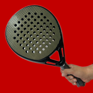 Raquettes de padel en fibre de carbone de forme diamantée personnalisées en usine à prix avantageux 3K 12K 15K 18K pour les professionnels - Product Image 3