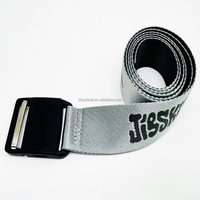 Ceinture tactique en nylon tissé jacquard de 1,5 pouce avec logo personnalisé et boucle magnétique pour hommes, idéale pour les sports de plein air et le ski