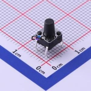 TS6685CJ Tactile Switch Through hole Component (THT)-4P,6x6mm Switch Single Pole Single Throw Round Button 2.5N Through Hole - Product Image 1