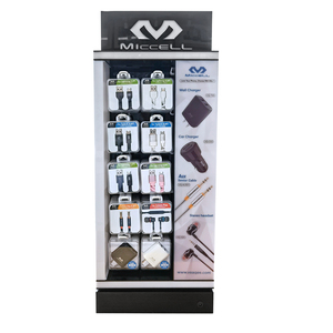 Giá Trưng Bày MICCELL Cho Bộ Sạc Điện Thoại Di Động Dây Cáp Usb Tai Nghe Cáp Aux Có Thể Xoay LED Phụ Kiện Điện Thoại Di Động Giá Trưng Bày - Product Image 6