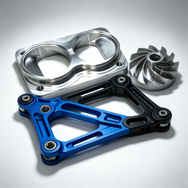 Aluminum Anodized Motorcycle Rear Suspension Components Precision CNC Milling Machining Parts Custom CNC Processing