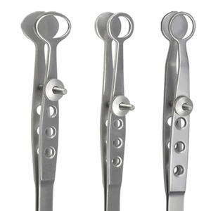 Juego de Pinzas Desmarres Chalazion de Acero Inoxidable Oftálmico Profesional - Instrumentos Quirúrgicos Oftálmicos para Párpados - Product Image 3
