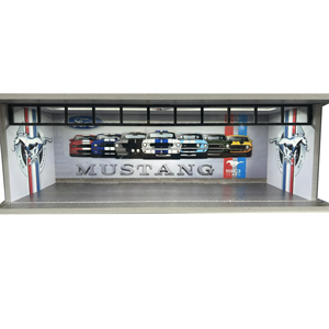Modellino Diorama Garage Auto 1/64 Cool <span class=keywords><strong>Hobby</strong></span> con Illuminazione LED, Parcheggio Auto, Scena Urbana, Modello da Collezione, Regalo - Product Image 5