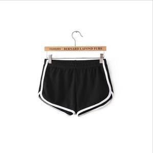 Shorts de sport pour femmes en gros, nouvelle collection été, couleur bonbon, anti-transparence, coupe ajustée, décontracté, taille élastique, short de plage - Product Image 2