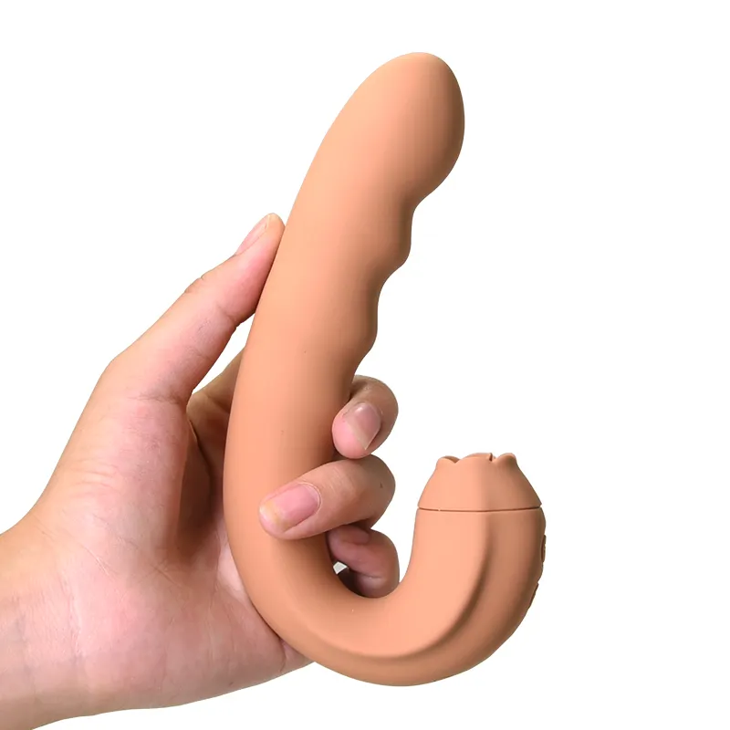 G spot vibrante donne sesso orale clitoride succhiare stimolatore clitorideo lingua leccare le labbra vibratore punto G giocattoli del sesso per le donne