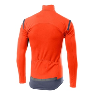 Veste de cyclisme d'hiver pour homme PIHA SPORTS, coupe-vent, en polaire, fermeture éclair, VTT, réfléchissante, haute visibilité, respirante, course à pied, vélo - Product Image 6