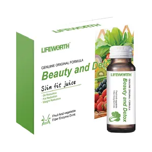 Lifeworth OEM/ODM Hữu Cơ Trọng Lượng Giảm Cân Giảm Béo Enzyme Chất Lỏng Enzyme Detox Uống Vẻ Đẹp Trọng Lượng Giảm Cân Giảm Béo Uống Chất Lỏng