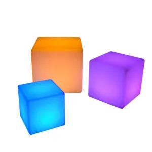 LED Cube For Living Room Bed Nightclub Corner Lighting Cube Tables
