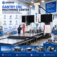 Machine de perçage et de fraisage CNC horizontale à portique, broche motorisée BT50, 3 axes, haute précision, pour le travail de grandes pièces