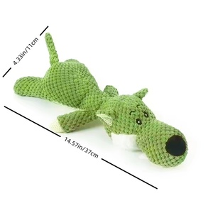 Giocattolo per cani resistente ai morsi, con suono, a forma di pappagallo, leone o lupo, per cani di taglia grande - Product Image 6