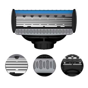 Высокое качество Мужская Безопасная бритва с триммером 5 лезвий картридж типа нержавеющая сталь материал - Product Image 2