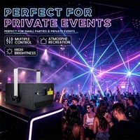 Projecteur laser RVB pleine couleur 15W 30kpps pour spectacle lumineux, discothèque, DJ, concert - Stock USA