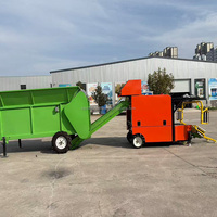 Nouvelle conception 2026 – Enfouisseuse et enrouleuse automatique professionnelle double enveloppement pour ensilage, mini-presse à balles rondes pour foin