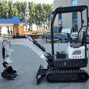 Mini-excavatrice Kubota de 1,0 tonne avec châssis à chenilles en caoutchouc, cabine ouverte, certifiée CE EPA, livraison gratuite, pour travaux agricoles, aménagement paysager et construction - Product Image 2
