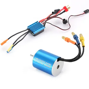 Động Cơ 2430 5800KV/7200KV 4P Không Chổi Than Không Cảm Biến Với Bộ Điều Khiển Tốc Độ Điện ESC Không Chổi Than 25A Cho Xe Tải 1/16 1/18 RC