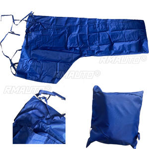 Cubierta para Vela Principal de Barco de 8-9 Pies y 10-11 Pies, Lona Impermeable 420D Anti-UV, Protección Solar y Contra el Viento, Azul, Accesorios para Veleros - Product Image 2