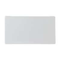 Palette cosmétique vide blanche en gros, en ABS, 121x63.5x13mm, compacte, vierge, avec miroir, pour maquillage DIY