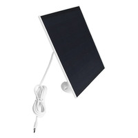 Fabricant Grossiste Module PV HPBC ETFE 10W 5V 6V Panneaux Solaires pour Moniteur avec Câble Type-C de 2M et Supports pour Caméra Extérieure