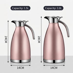 Custom logo Thermal Milk Tea <b>Coffee</b> Carafe Insulated Stainless Steel <b>Coffee</b> Carafe for Hot Liquids Vacuum Thermal Pot - Product Image 2