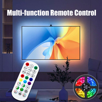 Caméra de rétroéclairage LED pour Smart TV, bande lumineuse RGB étanche IP20 en PVC 3M avec synchronisation et contrôle via application musicale