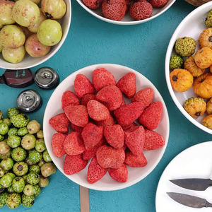 Fraises lyophilisées sucrées OEM - Pack en vrac, fruits <span class=keywords><strong>de</strong></span> <span class=keywords><strong>saison</strong></span> frais, soigneusement préparés pour des collations délicieuses - Product Image 2