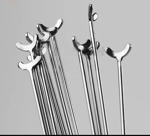 Materiali ortodontici clinici dentali in acciaio inossidabile fermaglio dentario per protesi acrilica parziale - Product Image 5