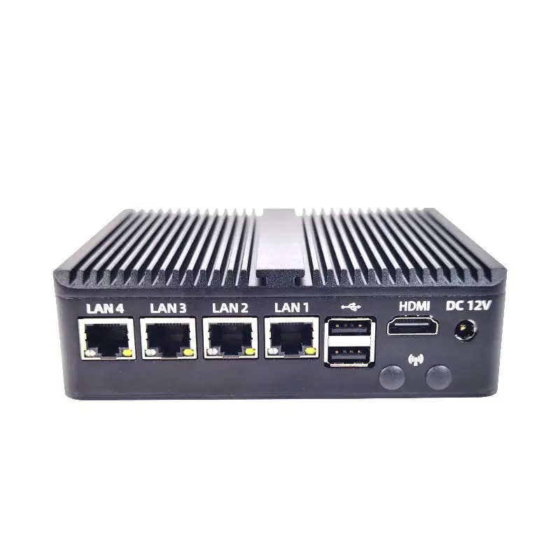 جهاز SY247 Barebone لحماية شبكات شبكات وجهاز توجيه شبكة محلية بقوة 4 جيجا بايت وجهاز سيرفر شبكات وقاية محلية بقوة 4 جيجا بايت J4125