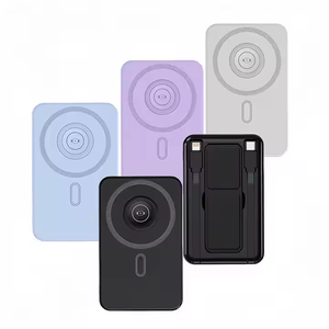 <span class=keywords><strong>Bancos</strong></span> de energía portátiles al aire libre 10000mAh Cable de carga incorporado de carga rápida Powerbank Mini banco de energía inalámbrico magnético para iPhone - Product Image 2