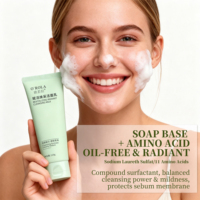 Limpiador Facial de Aminoácidos de Marca Privada O'ROLA, Hidratante, Suave, No Grasoso, para Piel Sensible, Logotipo Personalizado OEM, 120 ml