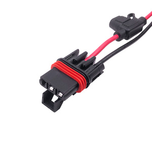 Faisceau de câblage automobile personnalisé 4 fils, connecteur de relais étanche IP65, 1 mètre, âme en cuivre isolée PVC, 12V pour voiture - Product Image 4