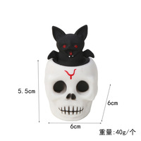 Halloween Squeeze Release Cup, un outil amusant pour soulager le stress, un nouveau jouet unique, drôle et malicieux