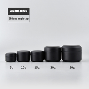 Envase Cosmético para Crema de Ojos WOGU, 5g 10g 15g 30g 50g, Blanco y Negro, para Esmalte de Uñas, Aceite Limpiador, Crema, en Tarro de Plástico - Product Image 3
