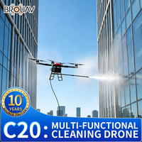 Drone Pencuci Bangunan Multifungsi untuk Perawatan Menara, Gudang, Tangki Penyimpanan, dan Pembangkit Listrik Tenaga Surya