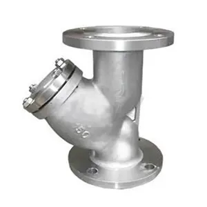 Preço de fábrica rts dn15 ~ dn250, estranho de fio de aço inoxidável 304 flange y, tipo dn100