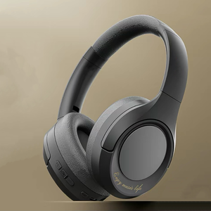 Black <b>Wireless</b> Over Ear Headphones Active Noise Cancellation 6.1 Hi Res Audio Foldable Headset for Travel Office - Product Image 4