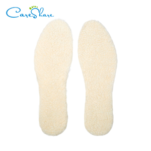Semelles chaudes d'hiver en <span class=keywords><strong>laine</strong></span> pour femmes, 100% <span class=keywords><strong>laine</strong></span>, semelles intérieures de chaussures par insertion, vente en gros - Product Image 1